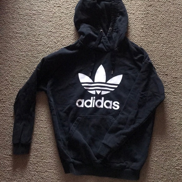 Black adidas hoodie - Picture 1 of 2
